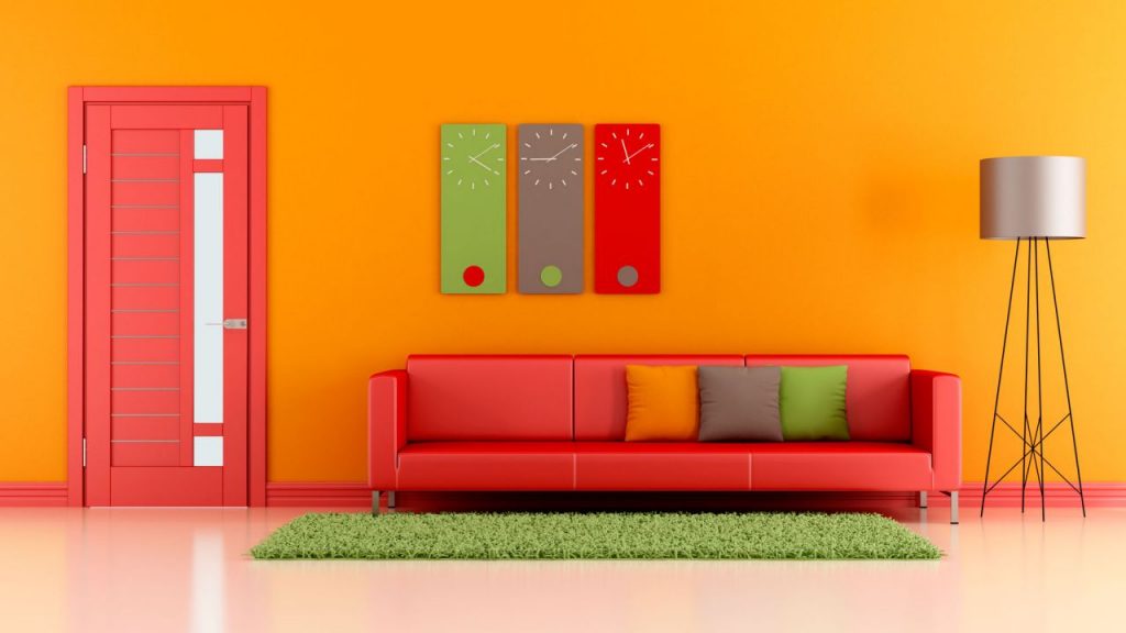 colores brillantes en tu hogar